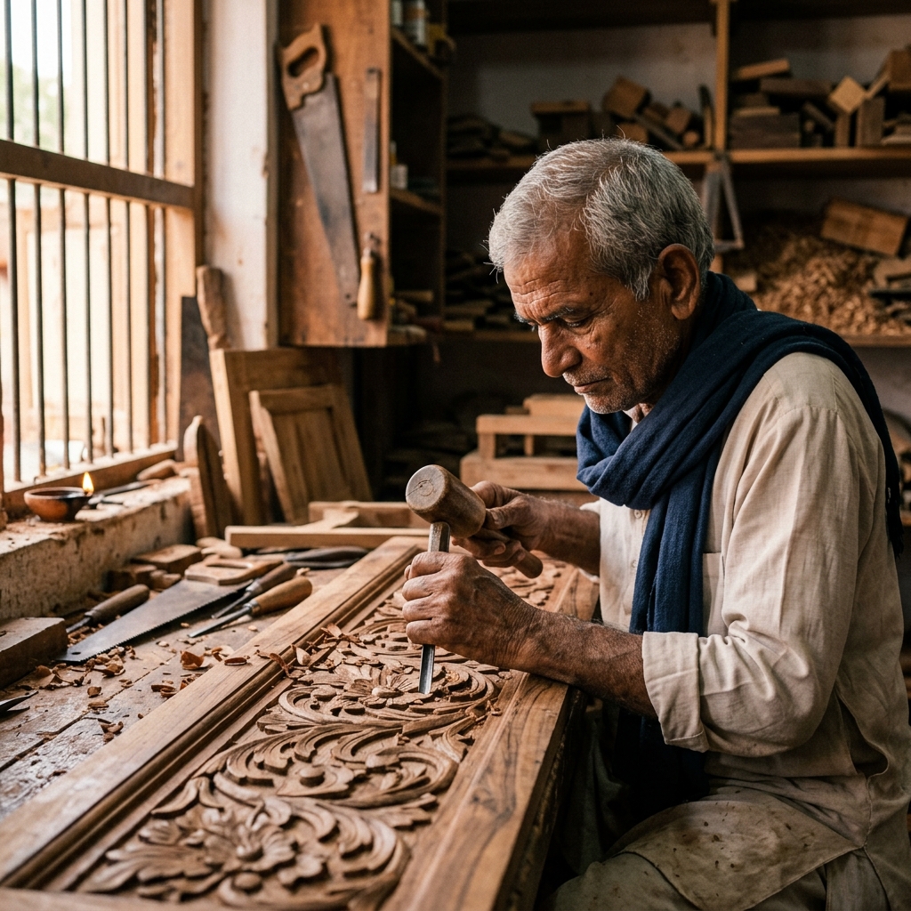 Artisan at work